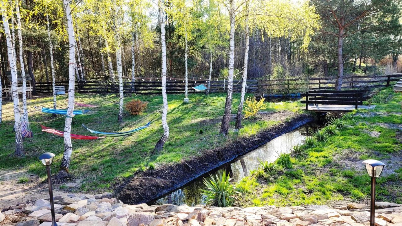 Vip Village Las Woda Rower - Podgrzewany Basen, Balia, Sauna Miedzierza Exterior photo