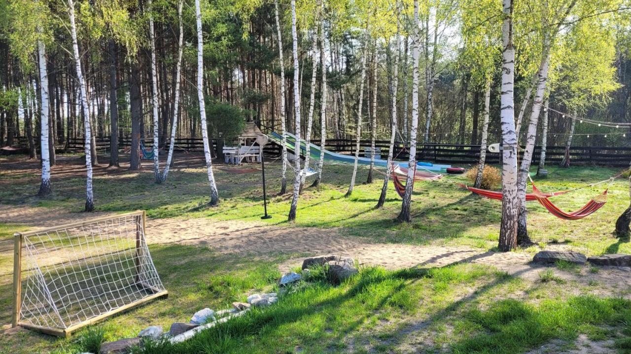 Vip Village Las Woda Rower - Podgrzewany Basen, Balia, Sauna Miedzierza Exterior photo