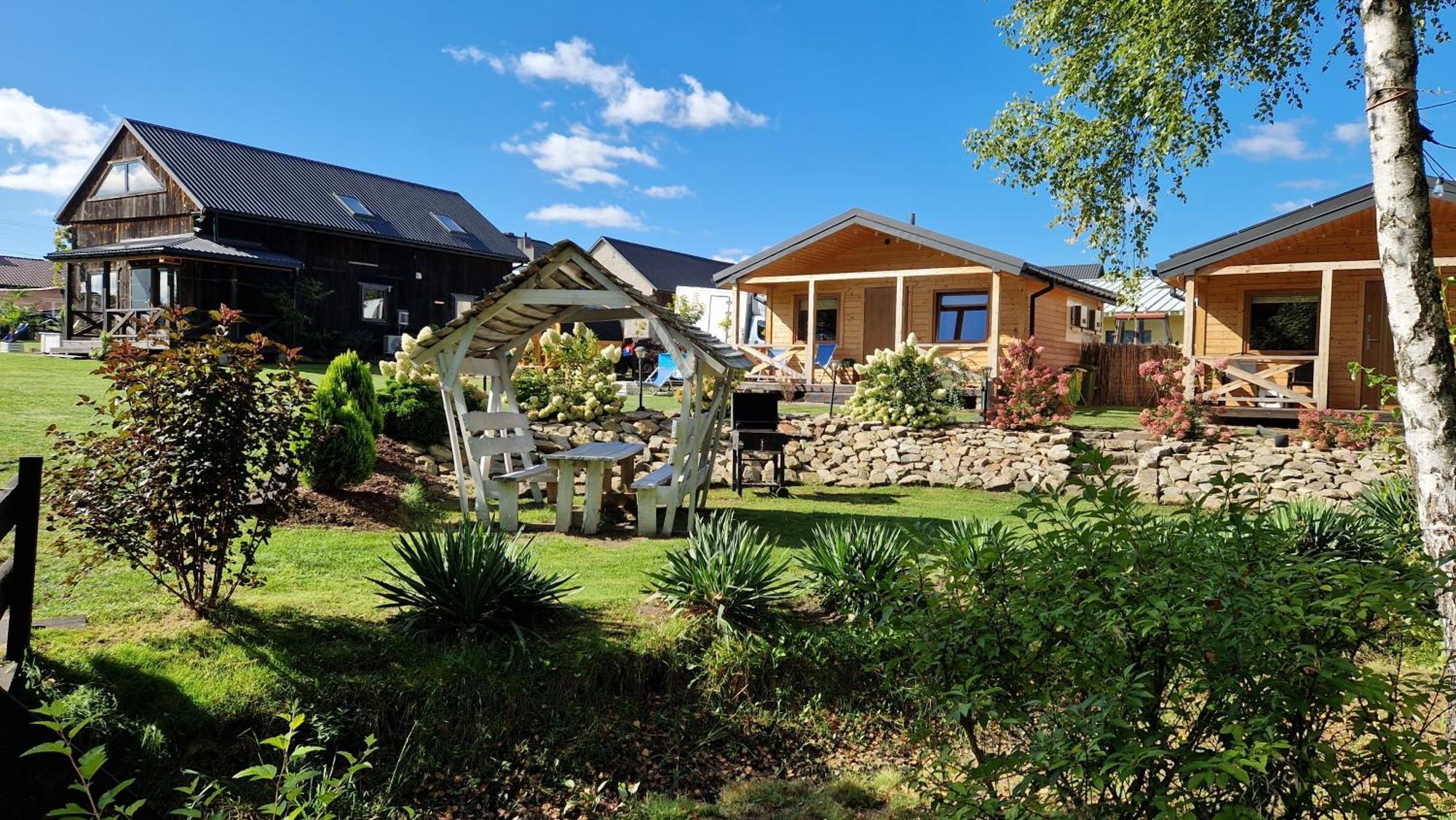 Vip Village Las Woda Rower - Podgrzewany Basen, Balia, Sauna Miedzierza Exterior photo