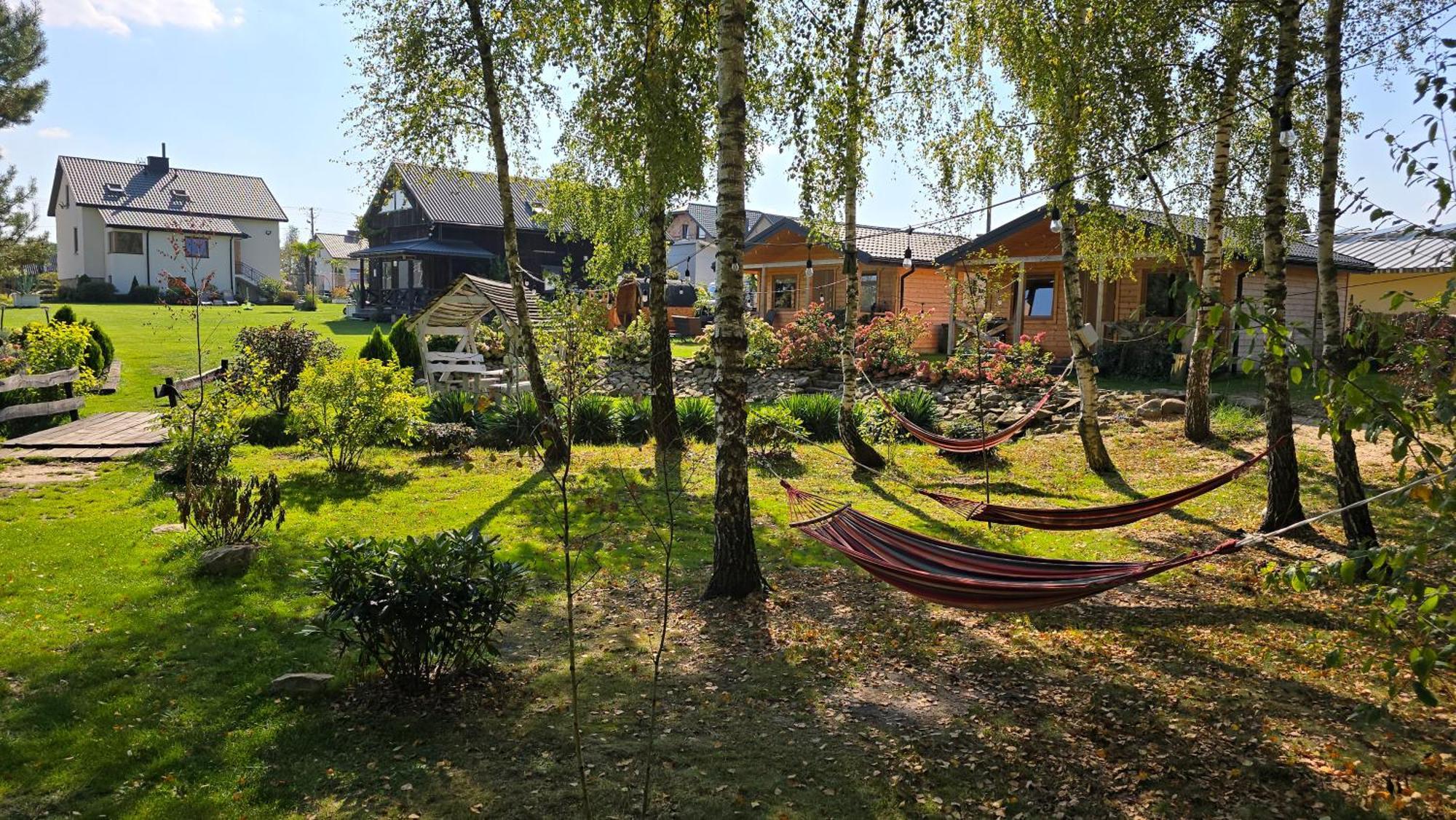 Vip Village Las Woda Rower - Podgrzewany Basen, Balia, Sauna Miedzierza Exterior photo